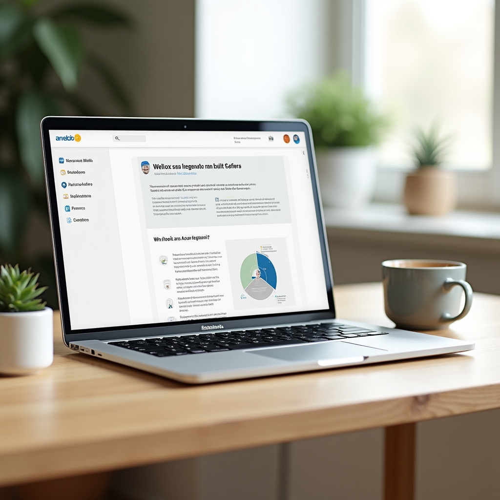Schermata di piattaforma e-learning con moduli formativi su affitti brevi